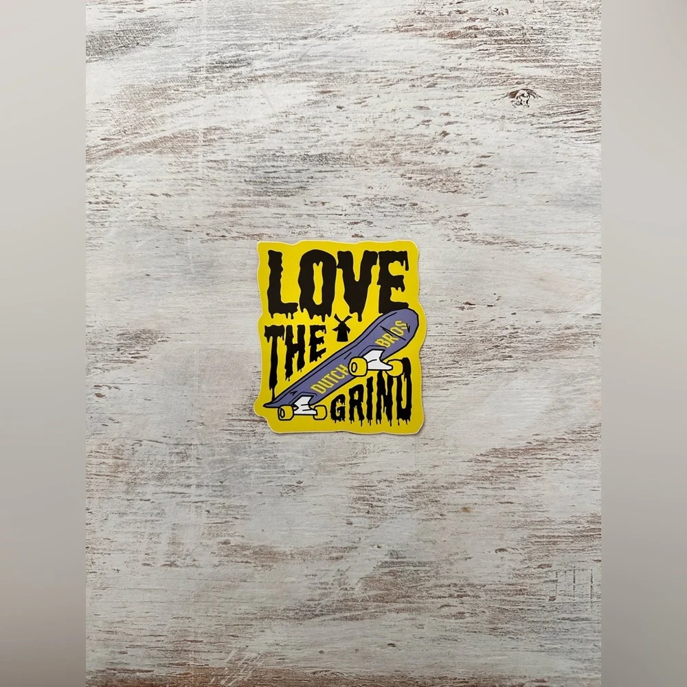 Dutch Bros Love the Grind Sticker